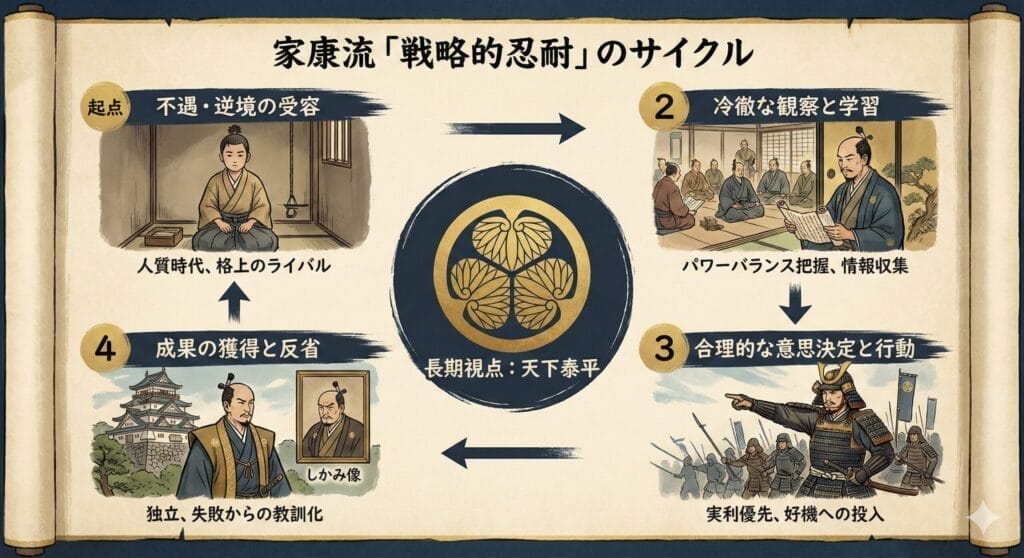 戦略的忍耐のサイクル図